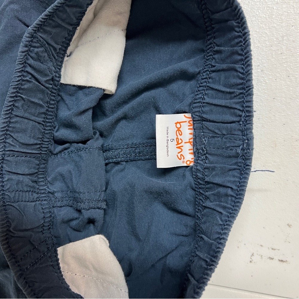 Jumping Beans Tan and Navy Cargo Shorts Set - Picture 2 of 4